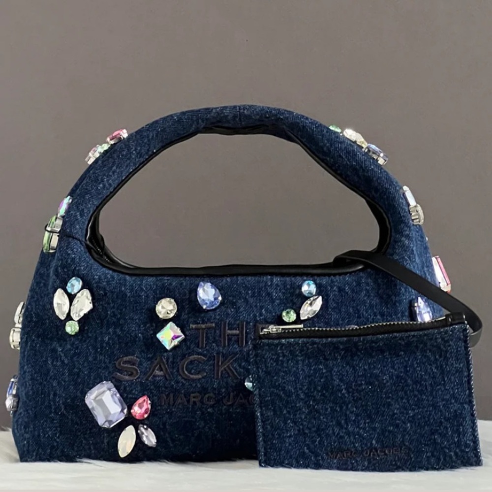 Marc Jacobs The Sack Bag in Gem Denim bag - Picture 8 of 9